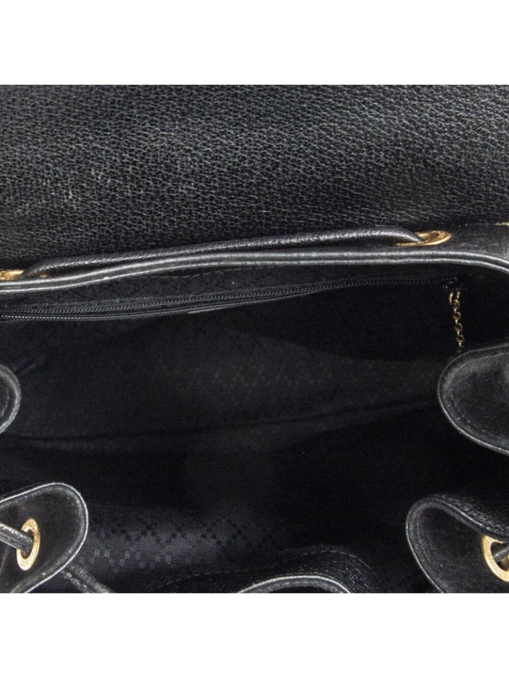 Gucci Rajibanbu Backpack Black Suede Leather - Picture 9 of 15